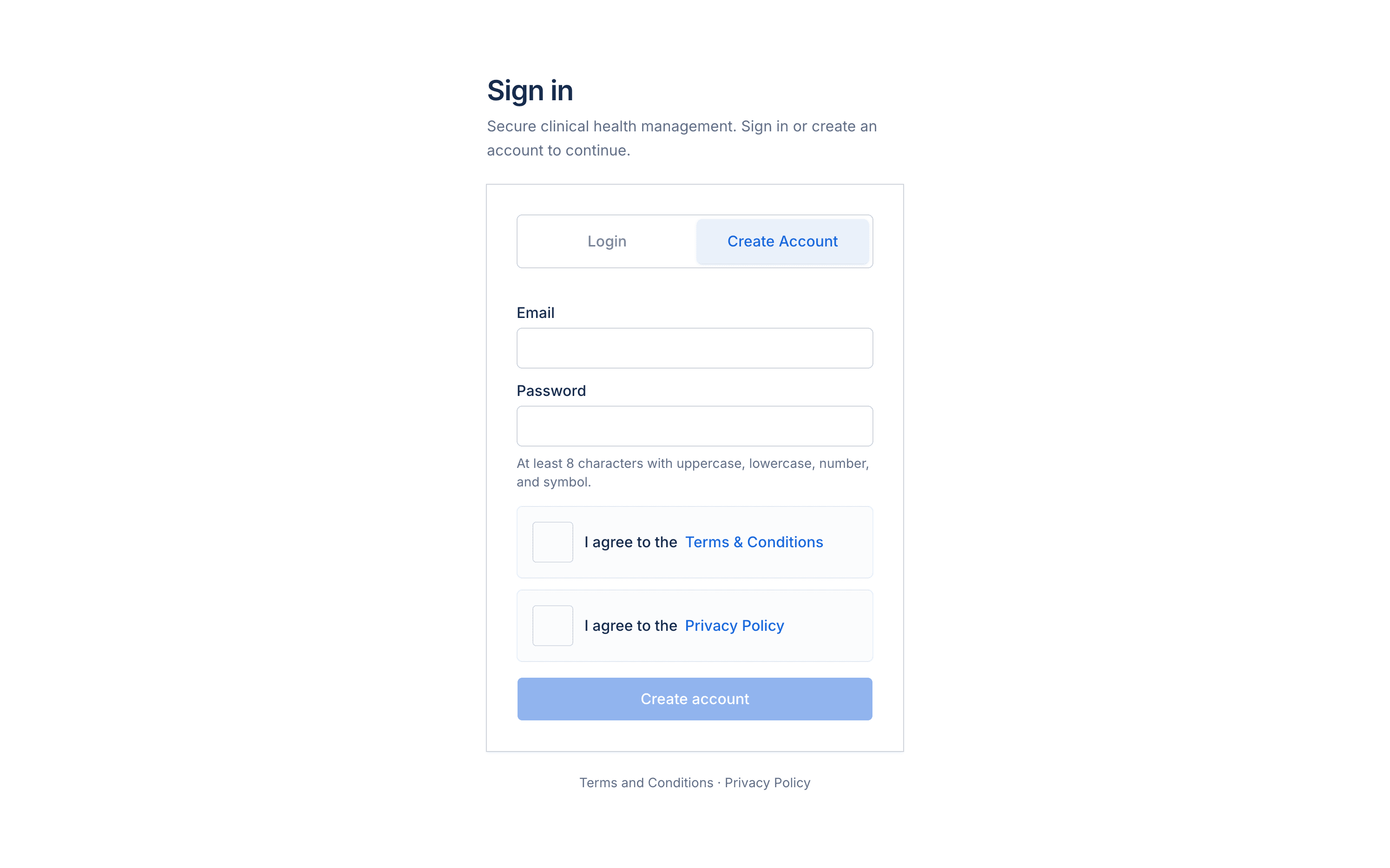 Rehab Portal — screenshot 02